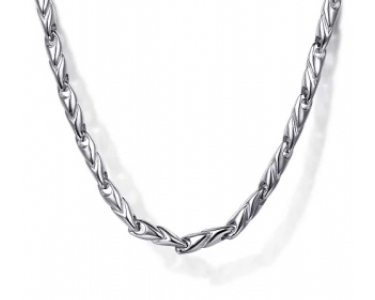 Gabriel & Co. Contemporary necklace for men, available at Rottermond Jewelers