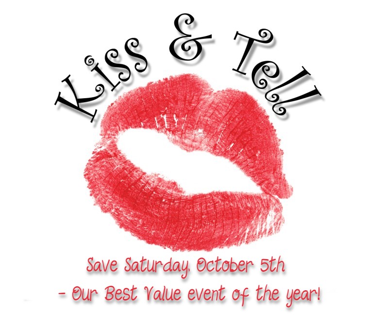 Kiss and Tell event on October 5 at their Milford and Brighton jewelry stores.