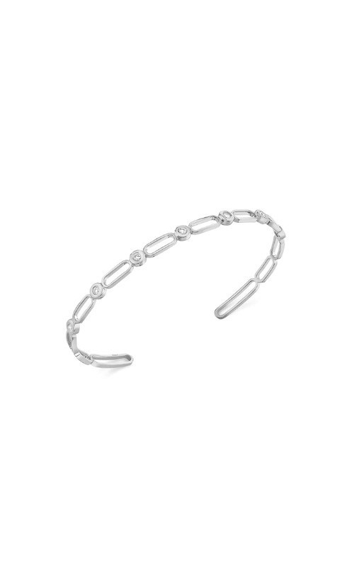 Michael M: 14 Karat White Gold Connection Cuff