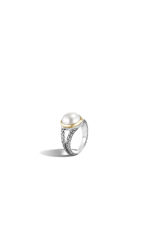 Hot Deal Sterling Silver And 18 Karat Yellow Gold Ring