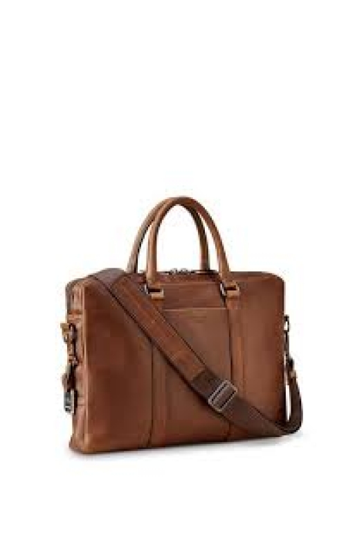 Shinola Computer Brief   Medium Brown