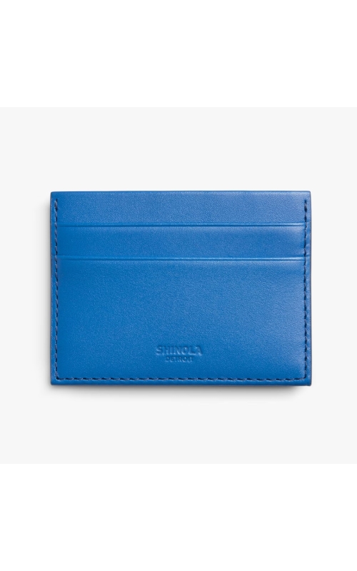 Shinola,  5 Pocket Card Case Usa Heritage  Superior Blue