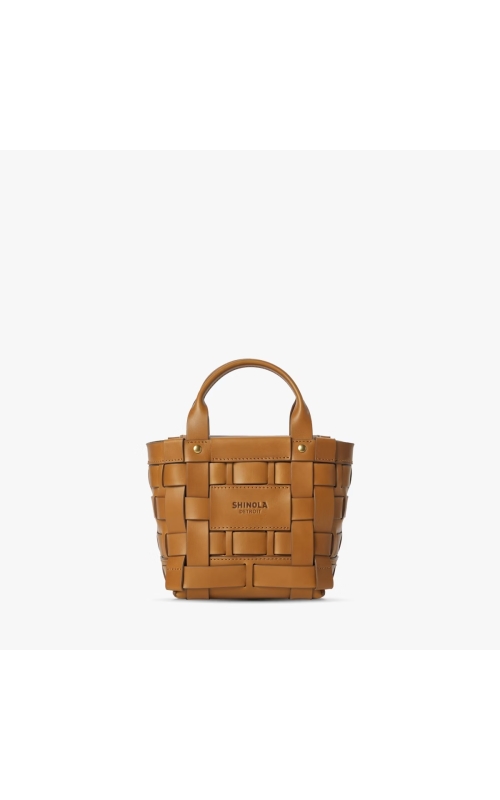 Shinola  Mini Bixby Basket Bag  Bachetta  Tan